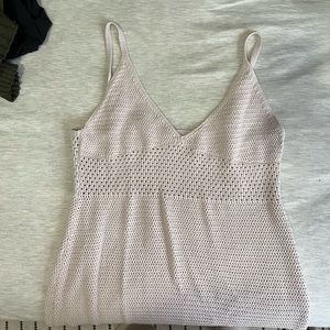 Aritzia Evie crochet midi dress